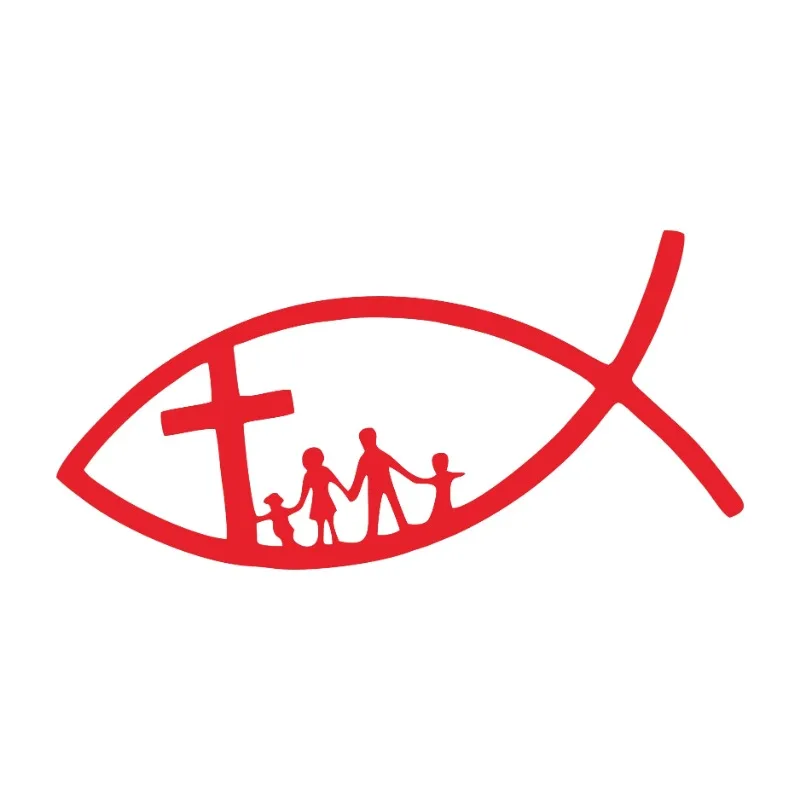 Hot Selling Christian Fish Shape Jesus Family Cross Church Waterproof Decal Accessories Truck Car Car Sticker 15CM PVC KK
Hot Selling Christian Fish Shape Jesus Family Cross Church Waterproof Decal Accessories Truck Car Car Sticker 15CM PVC KK