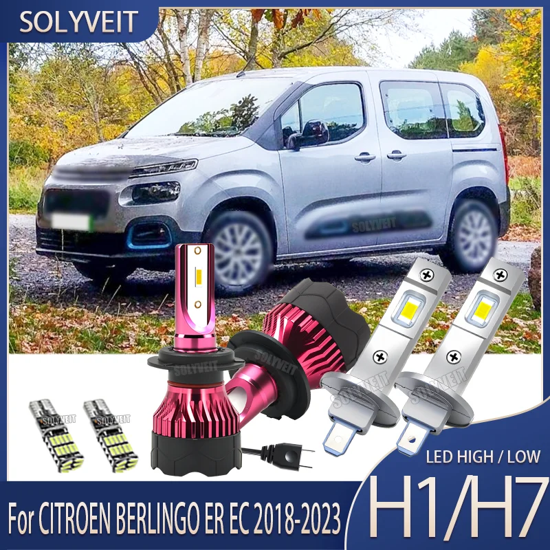 LED H1/H7 High Low Beam Bulb Brighter than Halogen Bulb 6000k White For CITROEN BERLINGO ER EC 2018 2019 2020 2021 2022 2023
LED H1/H7 High Low Beam Bulb Brighter than Halogen Bulb 6000k White For CITROEN BERLINGO ER EC 2018 2019 2020 2021 2022 2023