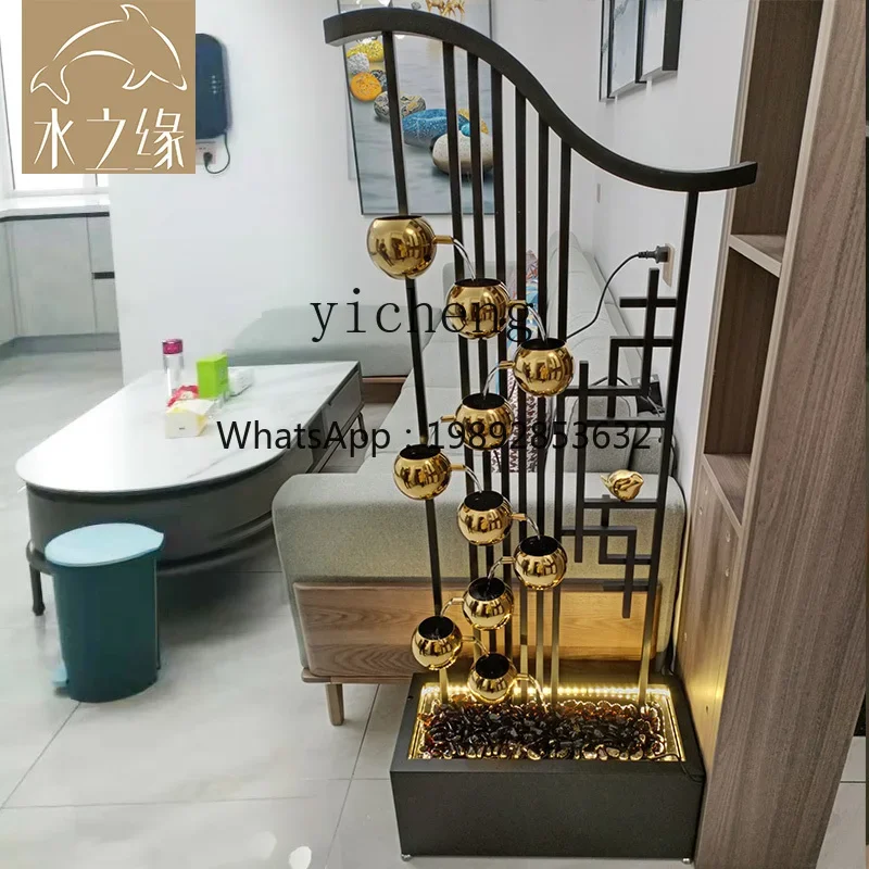 L14-1 Modern Light Luxury Floor-to-Floor Water Ornament Large Stairs Simple Soft Decoration Creative Fountain
L14-1 Modern Light Luxury Floor-to-Floor Water Ornament Large Stairs Simple Soft Decoration Creative Fountain