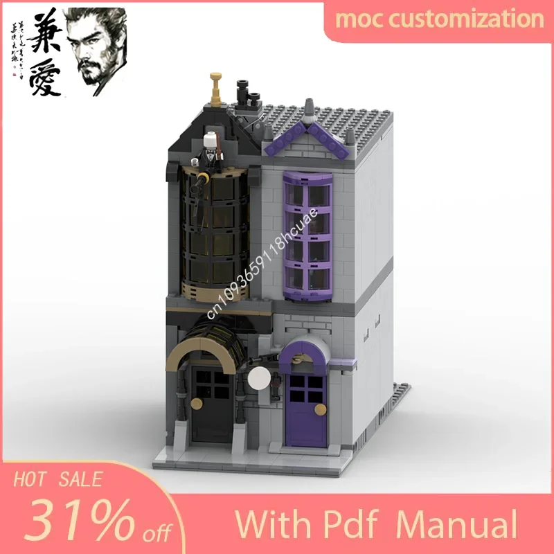 Moc модульные халаты Ollivander's & Madam Malkin, модель строительных блоков, сделай сам, креативная сборка, образовательные кирпичи, игрушка в подарок
Moc модульные халаты Ollivander's & Madam Malkin, модель строительных блоков, сделай сам, креативная сборка, образовательные кирпичи, игрушка в подарок