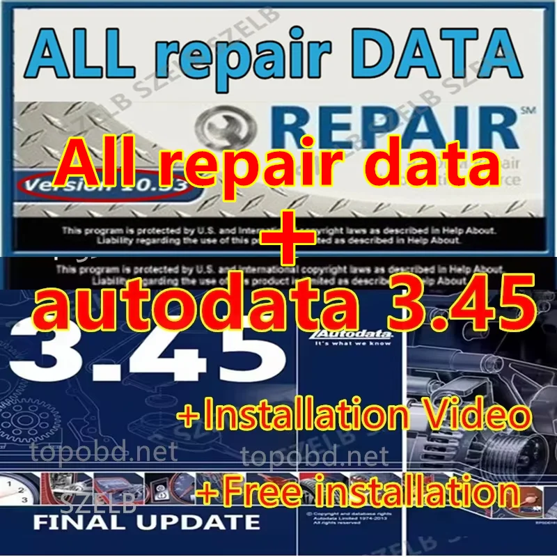 All repair data 10.53+autodata3.45Automotive repair software. Updated to 2014+Unlimited installation+free installation
All repair data 10.53+autodata3.45Automotive repair software. Updated to 2014+Unlimited installation+free installation