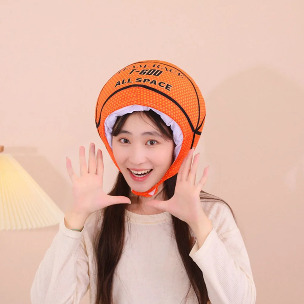 Basketball Head Hat Costume Prom Festival Fabric Funny Party Man Basketballs Novelty Photo Prop Lightweight Material
Basketball Head Hat Costume Prom Festival Fabric Funny Party Man Basketballs Novelty Photo Prop Lightweight Material