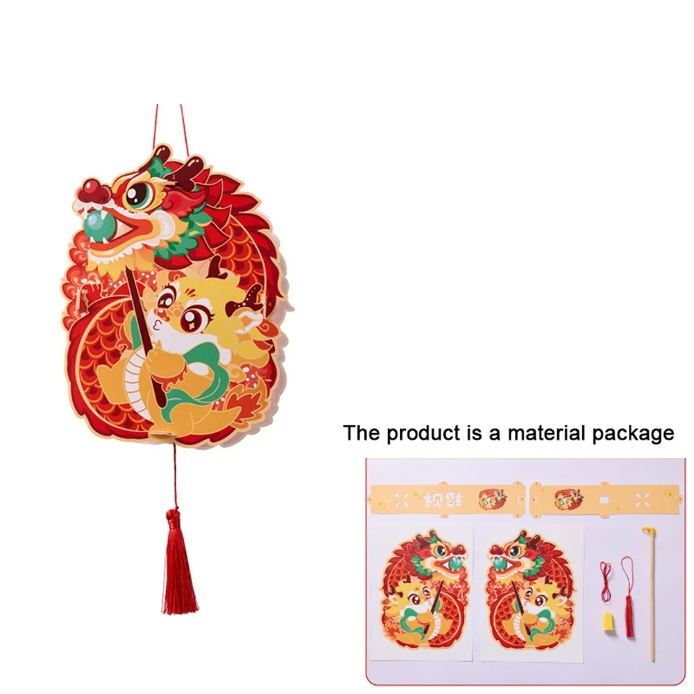 Cartoon Handheld Dragon Lantern Chinese Style LED Light Mid-Autumn Festival Lantern Paper Handmade Handheld Glowing Lanterns
Cartoon Handheld Dragon Lantern Chinese Style LED Light Mid-Autumn Festival Lantern Paper Handmade Handheld Glowing Lanterns