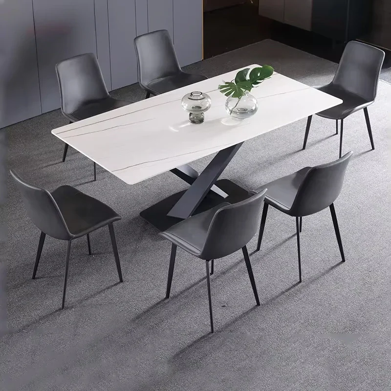 ABCItalian Modern Dining Room Set Marble Board Rectangular Dining Tables and Chairs
ABCItalian Modern Dining Room Set Marble Board Rectangular Dining Tables and Chairs