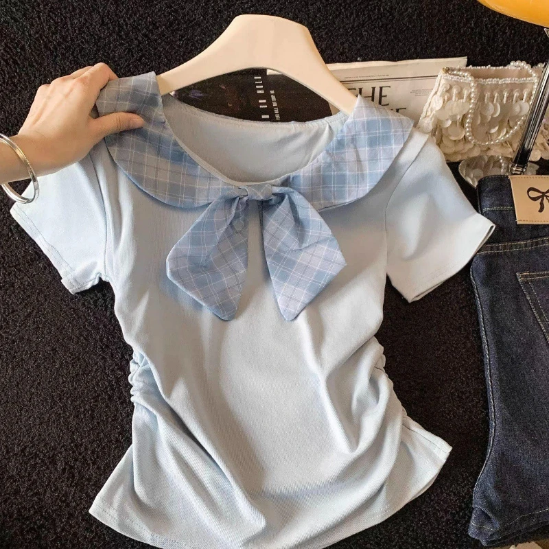 Girls Breathable Short Sleeve Casual Versatile T-Shirt, Soft Cotton Lightweight Cute Children's Summer Fashion Collection
Girls Breathable Short Sleeve Casual Versatile T-Shirt, Soft Cotton Lightweight Cute Children's Summer Fashion Collection