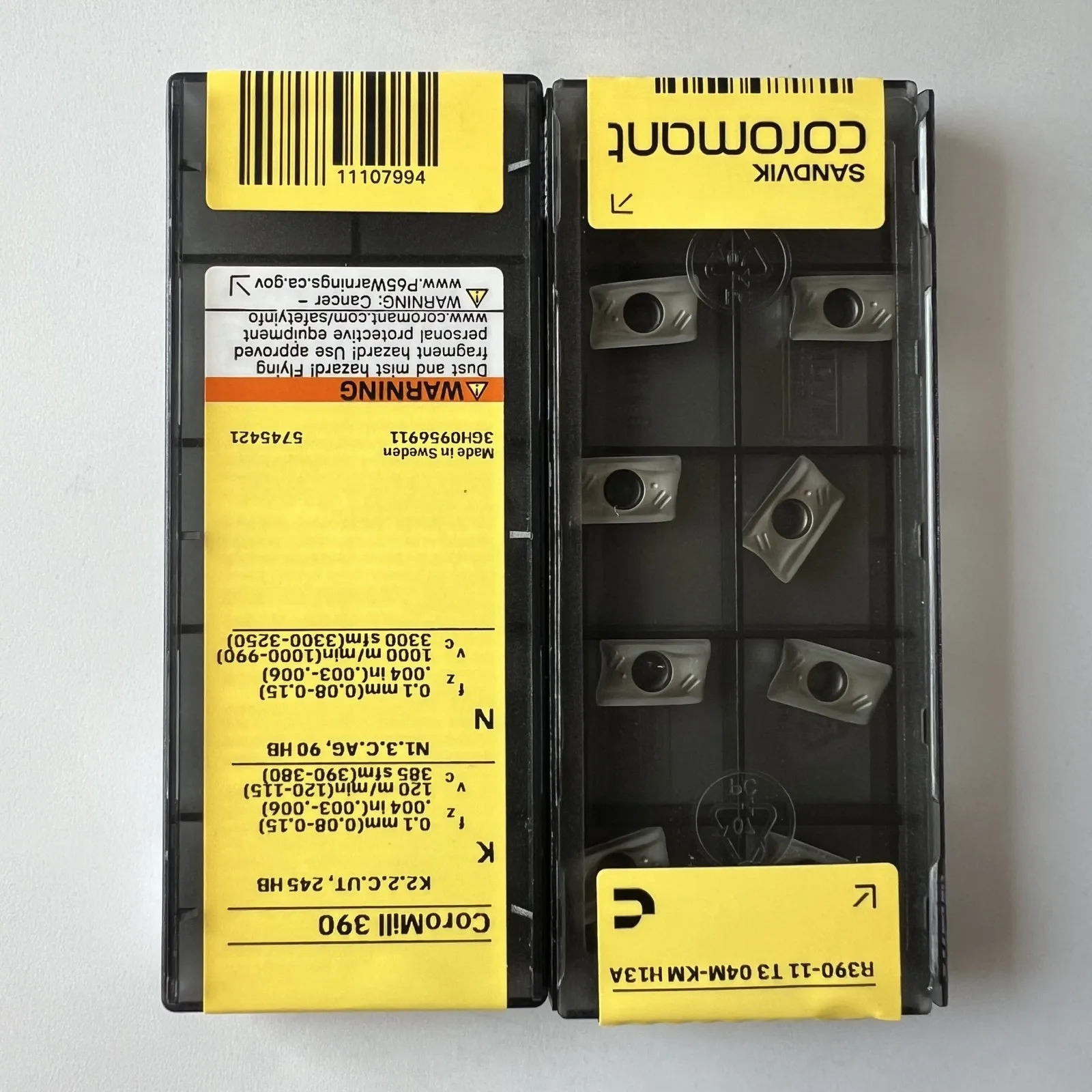 SANDVIK / R390-11T304M-KM H13A / Original Swedish hard alloy blade 10 Pcs
SANDVIK / R390-11T304M-KM H13A / Original Swedish hard alloy blade 10 Pcs