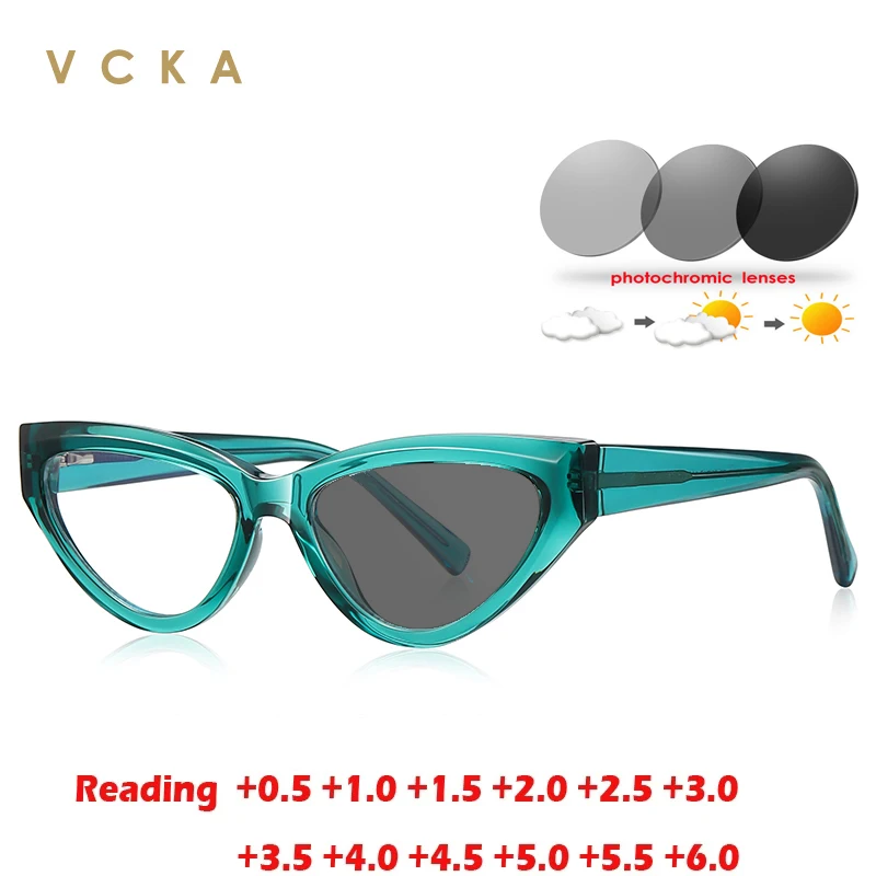 VCKA Cat Eye Prescription Reading Glasses Thick Frame 2025 NEW Women Fashion Discoloration Anti Blue Light Eyewear +0.50 TO +10
VCKA Cat Eye Prescription Reading Glasses Thick Frame 2025 NEW Women Fashion Discoloration Anti Blue Light Eyewear +0.50 TO +10
