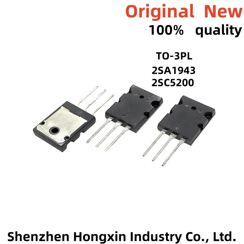 2SA1943 2SC5200 A1943 C5200 TO-3PL High-Power Audio Power Amplifier Transistor Tube New Good Quality Chipset
2SA1943 2SC5200 A1943 C5200 TO-3PL High-Power Audio Power Amplifier Transistor Tube New Good Quality Chipset