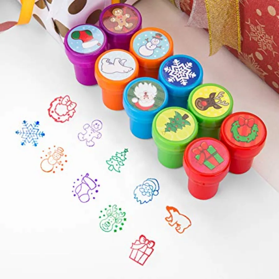 Christmas Stamps for,Assorted Christmas Stampers Holiday Self Ink Stamps for Christmas Party Favor Treat Bag Fillers Chirstmas
Christmas Stamps for,Assorted Christmas Stampers Holiday Self Ink Stamps for Christmas Party Favor Treat Bag Fillers Chirstmas