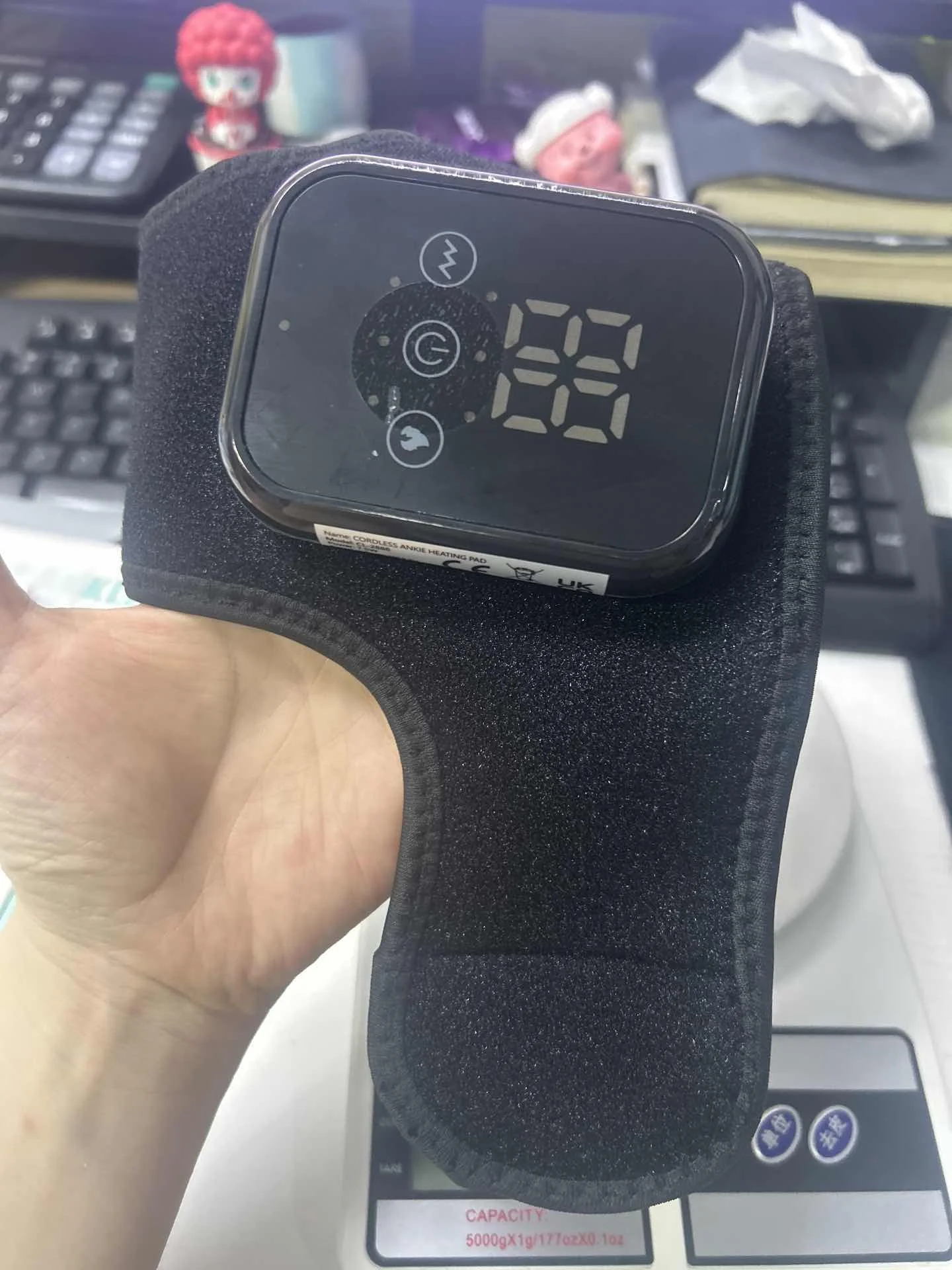 Electric Wrist Ankle Brace with Rechargeable Breathable Hot Compress Massage Ankle Joint Vibration Heated Feet Wrap Protection
Electric Wrist Ankle Brace with Rechargeable Breathable Hot Compress Massage Ankle Joint Vibration Heated Feet Wrap Protection