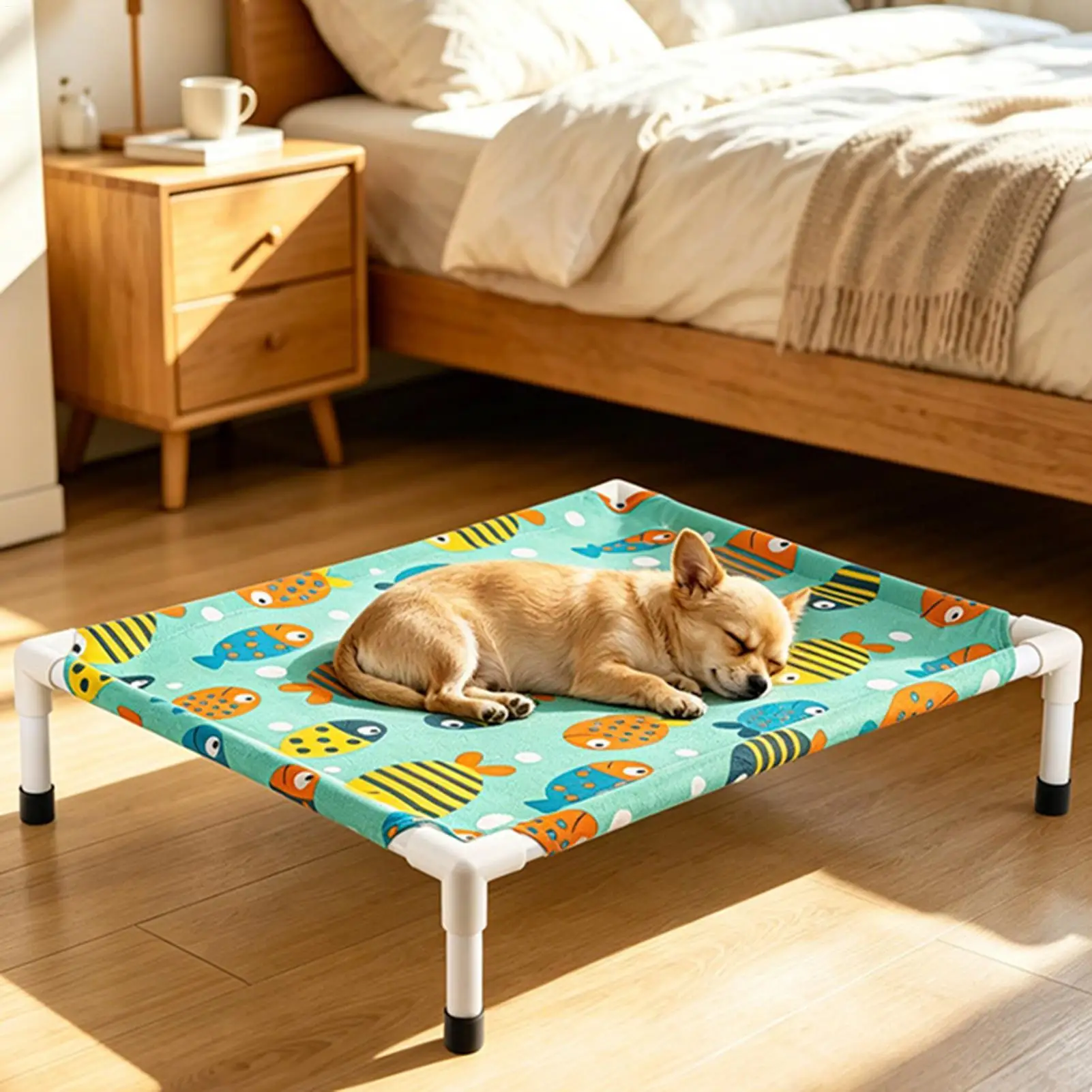 Raised Dog Bed Anti-Slip Raised Breathable Portable Cat Hammock Bed For Puppy Kitten Summer Home Indoor Outdoor Living Room
Raised Dog Bed Anti-Slip Raised Breathable Portable Cat Hammock Bed For Puppy Kitten Summer Home Indoor Outdoor Living Room