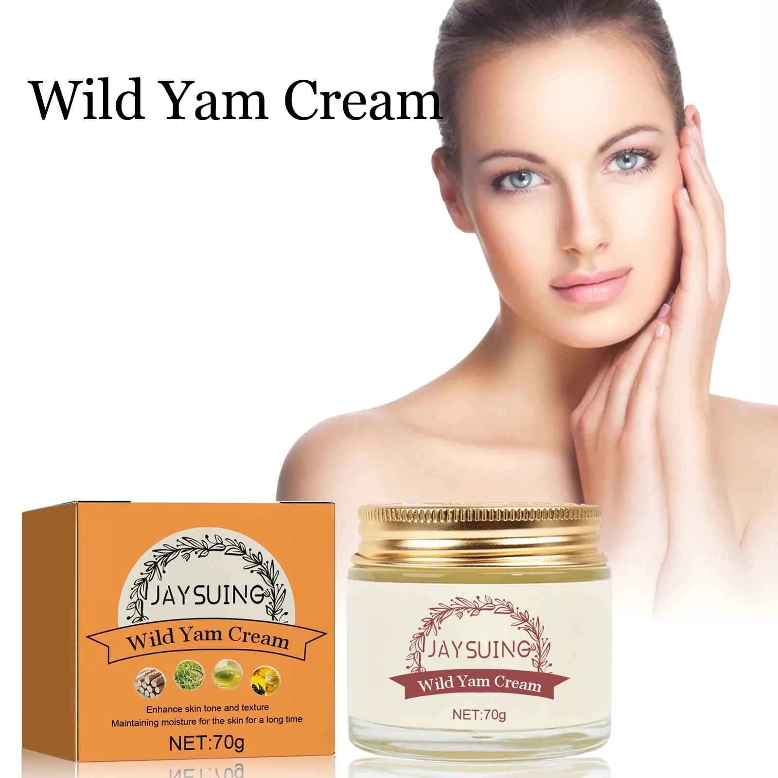 Wild Yam Root Cream Depth Moisturizing Improve Skin Quality Brighten Repair Barriers Increase Cell Elasticity Facial Care Cream
Wild Yam Root Cream Depth Moisturizing Improve Skin Quality Brighten Repair Barriers Increase Cell Elasticity Facial Care Cream