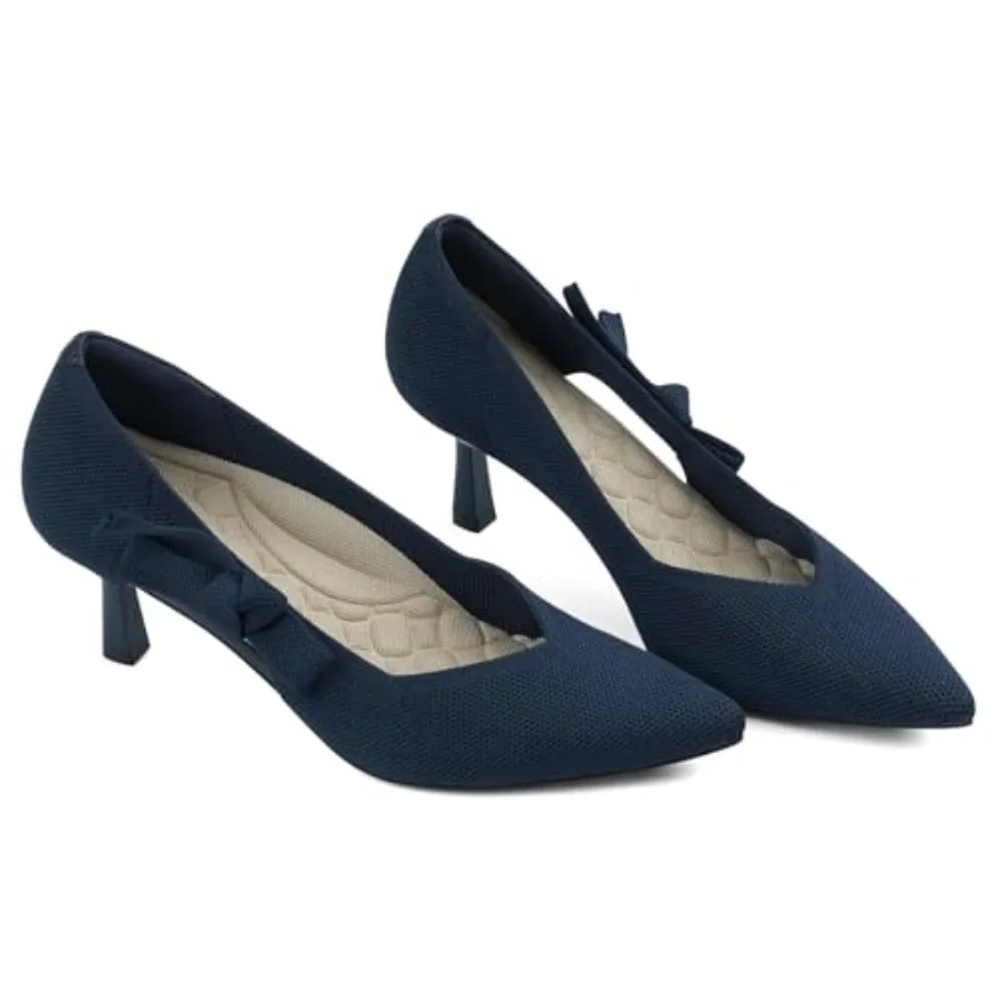 JENN ARDOR Low Kitten Heels Dress Shoes for Women Comfortable Knit Mid Heeled Pumps Closed Pointed Toe Stiletto Casual Dressy W
JENN ARDOR Low Kitten Heels Dress Shoes for Women Comfortable Knit Mid Heeled Pumps Closed Pointed Toe Stiletto Casual Dressy W