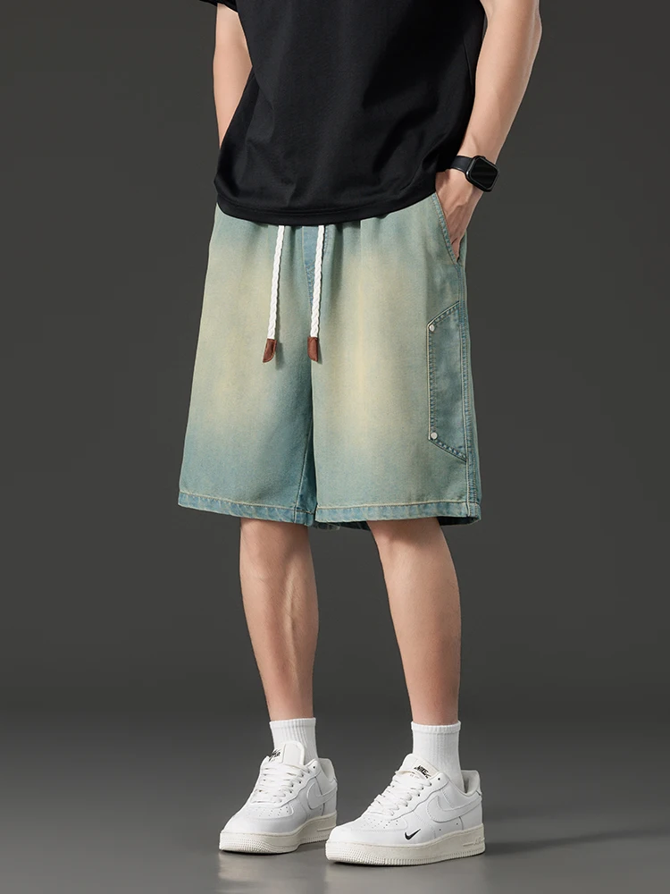 Men's Denim Shorts for Summer Lightweight Lyocell Breathable and Cool Knee-Length Baggy Jeans Shorts Asian Size L-8XL
Men's Denim Shorts for Summer Lightweight Lyocell Breathable and Cool Knee-Length Baggy Jeans Shorts Asian Size L-8XL