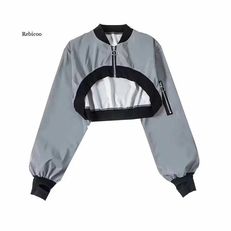 Fall jacket women coats and jackets fashion reflective jacket women sexy kawaii cropped jacket coats crop
Fall jacket women coats and jackets fashion reflective jacket women sexy kawaii cropped jacket coats crop