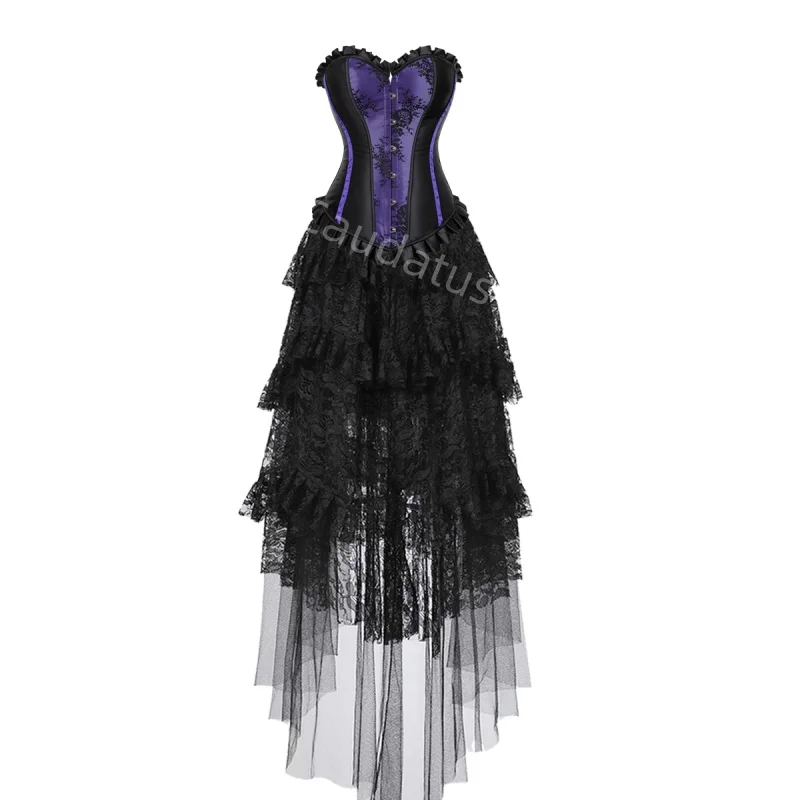 Corset Dress Plus Size Long Skirt Set lace Bustier Overbust Renaissance Retro shapewear Vintage Halloween Costume Fashion Party
Corset Dress Plus Size Long Skirt Set lace Bustier Overbust Renaissance Retro shapewear Vintage Halloween Costume Fashion Party