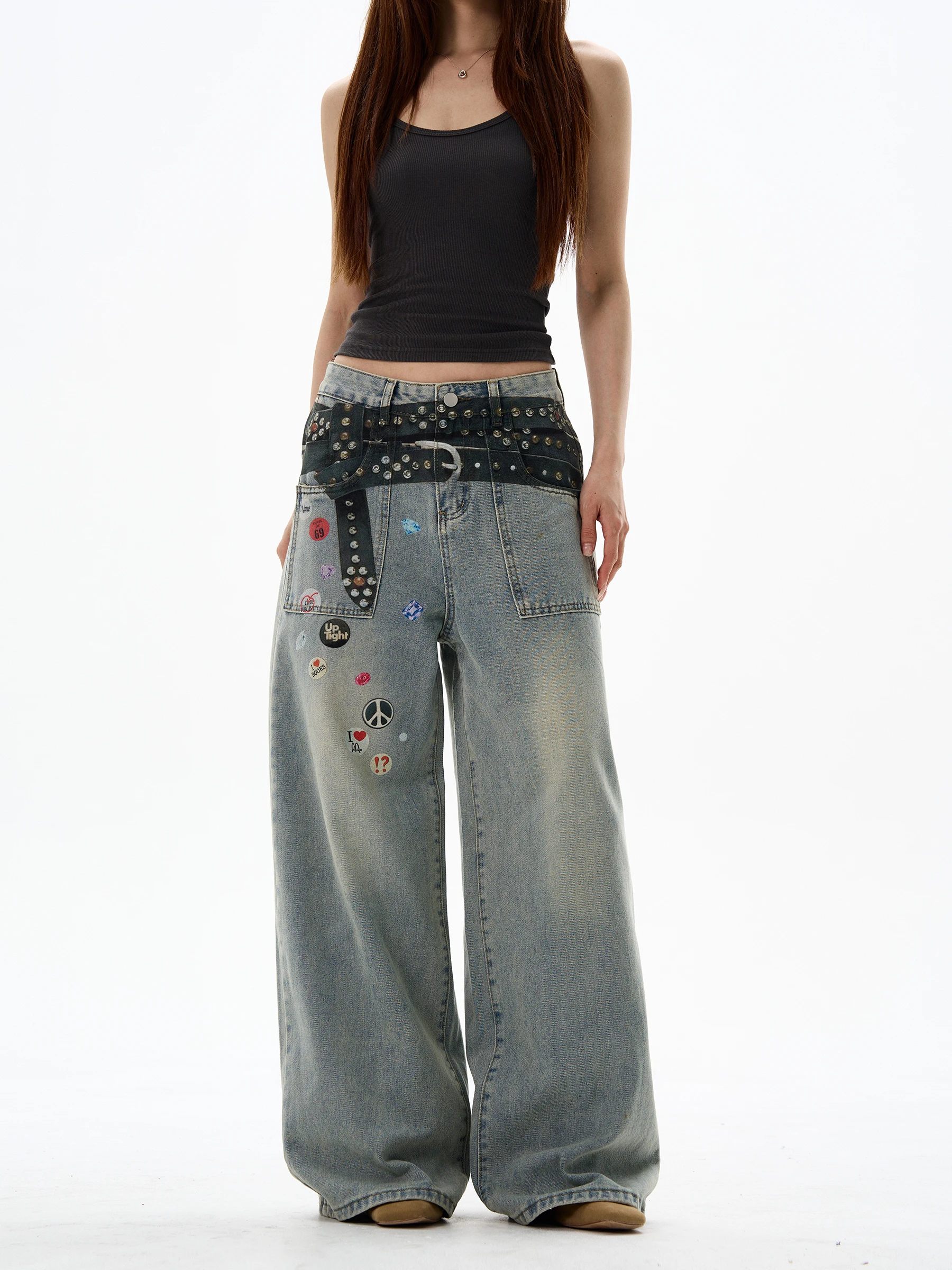 Мужские джинсы WLNEXT в американском ретро-стиле с 3D-принтом, модные, с уникальным дизайном, крутые брюки для пар, повседневная одежда
Мужские джинсы WLNEXT в американском ретро-стиле с 3D-принтом, модные, с уникальным дизайном, крутые брюки для пар, повседневная одежда