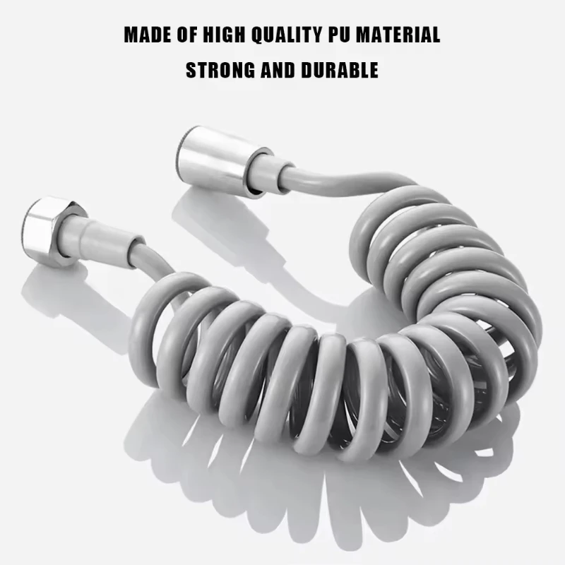 1.5m/2m Telescopic Telephone Line Water Pipe, Spring Shower Nozzle Hose, Used for Cleaning Bathroom Toilet Spray Pets
1.5m/2m Telescopic Telephone Line Water Pipe, Spring Shower Nozzle Hose, Used for Cleaning Bathroom Toilet Spray Pets