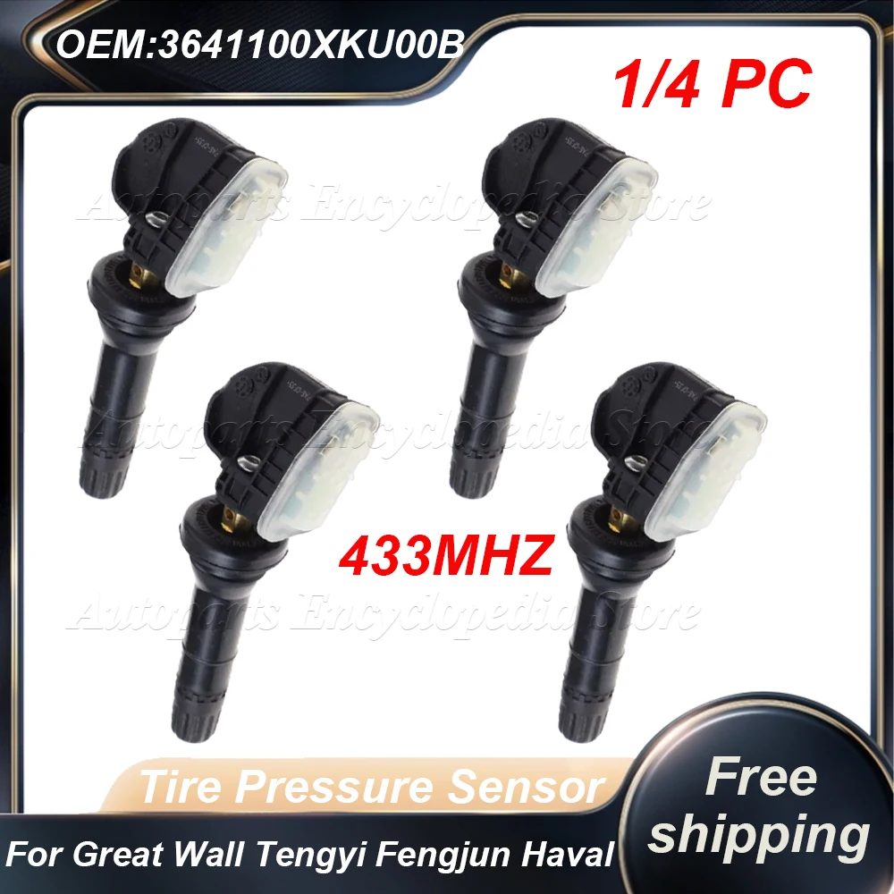 1/4 шт. датчик давления в шинах для Great Wall Tengyi Fengjun 5 7 Haval H2 H5 H6 H7 M6 3641100 XKU00B 433 МГц TPMS
1/4 шт. датчик давления в шинах для Great Wall Tengyi Fengjun 5 7 Haval H2 H5 H6 H7 M6 3641100 XKU00B 433 МГц TPMS