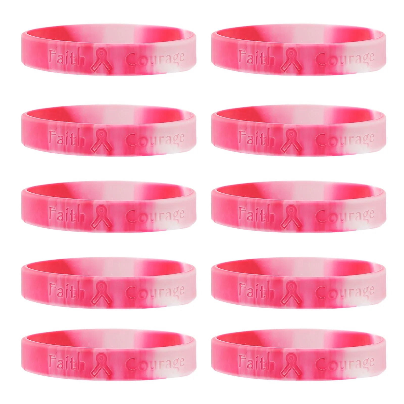 10Pcs Hand Bracelet Set Stylish Silicone Wristbands Resistant to Environmental Changes Suitable for All Ages Breast Cancer
10Pcs Hand Bracelet Set Stylish Silicone Wristbands Resistant to Environmental Changes Suitable for All Ages Breast Cancer