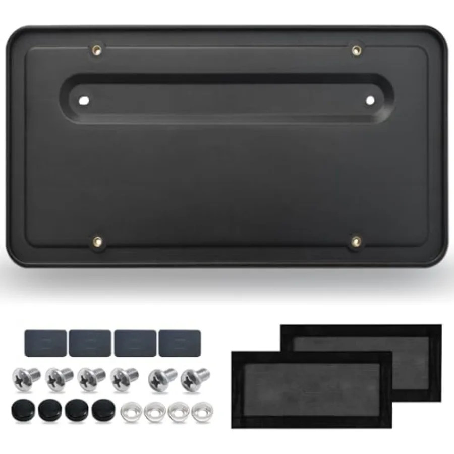 Rear License Plate Holder for Tesla Model 3 and Model Y 109684400B, Back Trunk Car Tag Bracket Frame with Screws Caps and Backs
Rear License Plate Holder for Tesla Model 3 and Model Y 109684400B, Back Trunk Car Tag Bracket Frame with Screws Caps and Backs