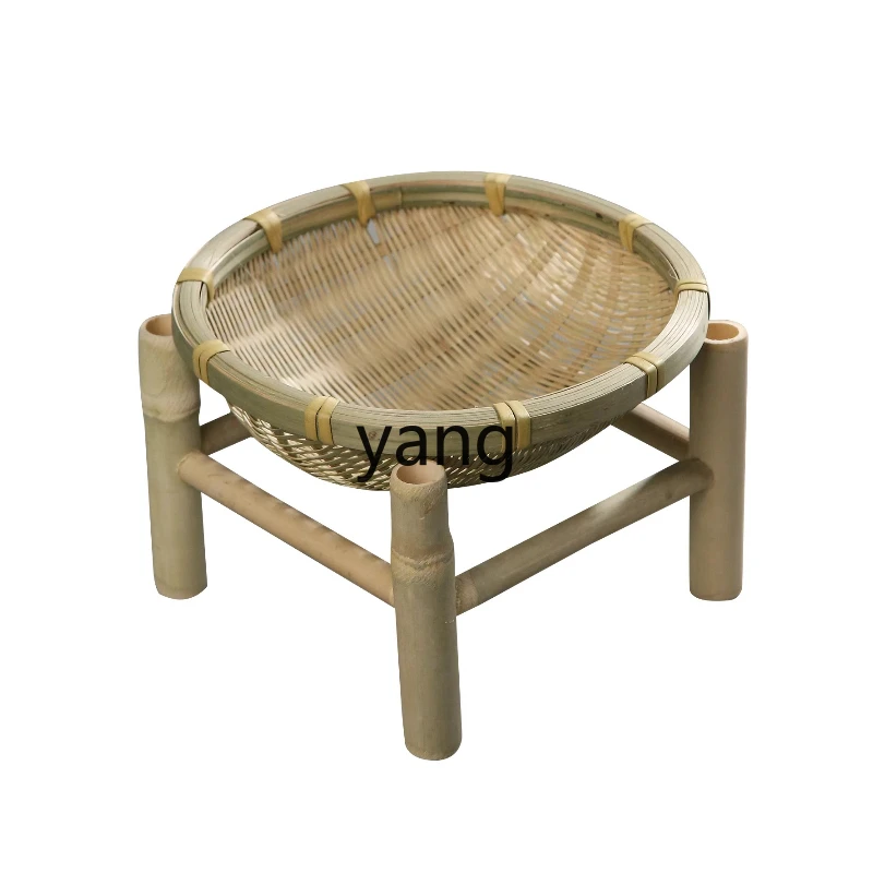 LH handmade bamboo woven tall dried fruit plate fruit basket bamboo basket refreshment round storage basket
LH handmade bamboo woven tall dried fruit plate fruit basket bamboo basket refreshment round storage basket