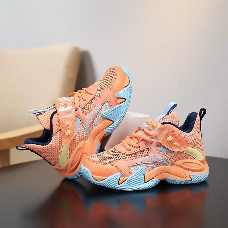 2026 New Summer Sneakers for Children Breathable Mesh Basketball Shoes Trainers Kid Hook-Loop Non-slip Sport Sneakers Size 31-40
2026 New Summer Sneakers for Children Breathable Mesh Basketball Shoes Trainers Kid Hook-Loop Non-slip Sport Sneakers Size 31-40