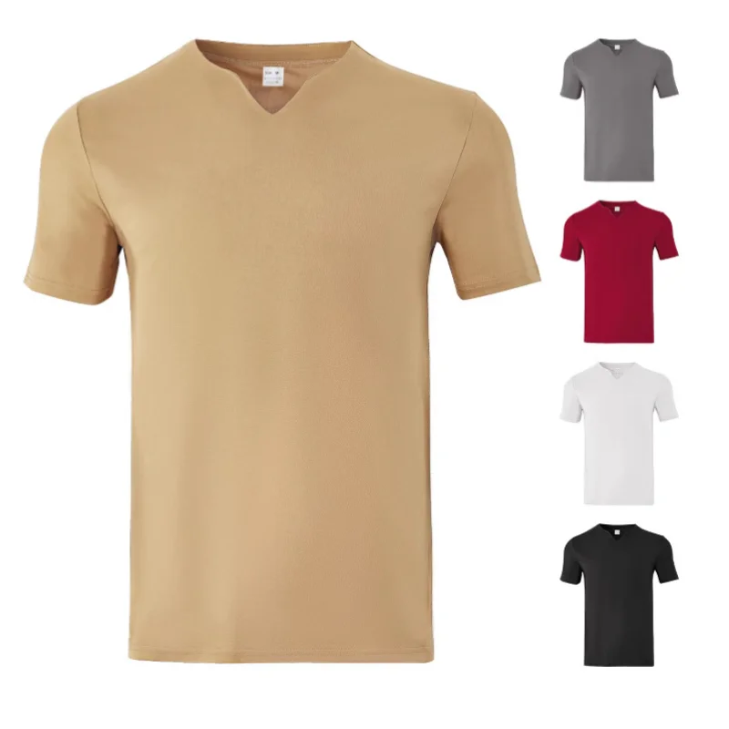 Men's Quick-Dry V-Neck Sport T-Shirt Summer Casual Fitness Tee Solid Color Breathable Workout Top Gym Running
Men's Quick-Dry V-Neck Sport T-Shirt Summer Casual Fitness Tee Solid Color Breathable Workout Top Gym Running