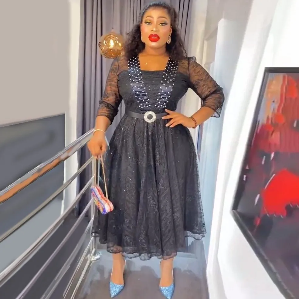 African Dress For Women Summer Fashion Dashiki Pleated Vestidos 2024 Spring New Robe Elegant African Party Lace Midi Dress
African Dress For Women Summer Fashion Dashiki Pleated Vestidos 2024 Spring New Robe Elegant African Party Lace Midi Dress