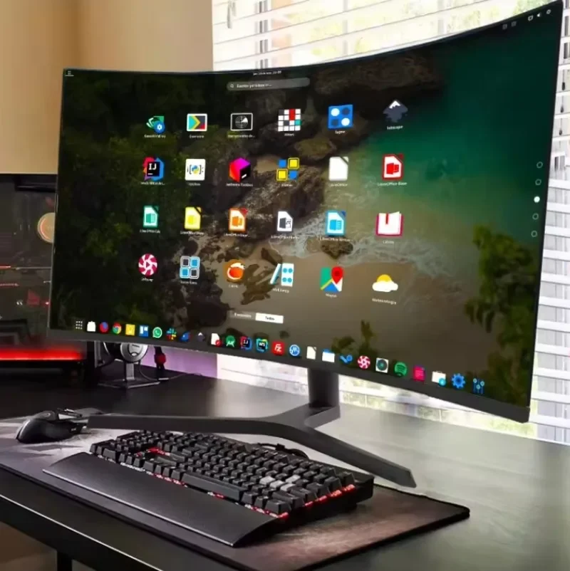 DisplayGame Monitor, 32 Inch LED Anti Blue Light Screen, Curved IPS165Hz, 16:9 Image, High Display And High Brightness
DisplayGame Monitor, 32 Inch LED Anti Blue Light Screen, Curved IPS165Hz, 16:9 Image, High Display And High Brightness