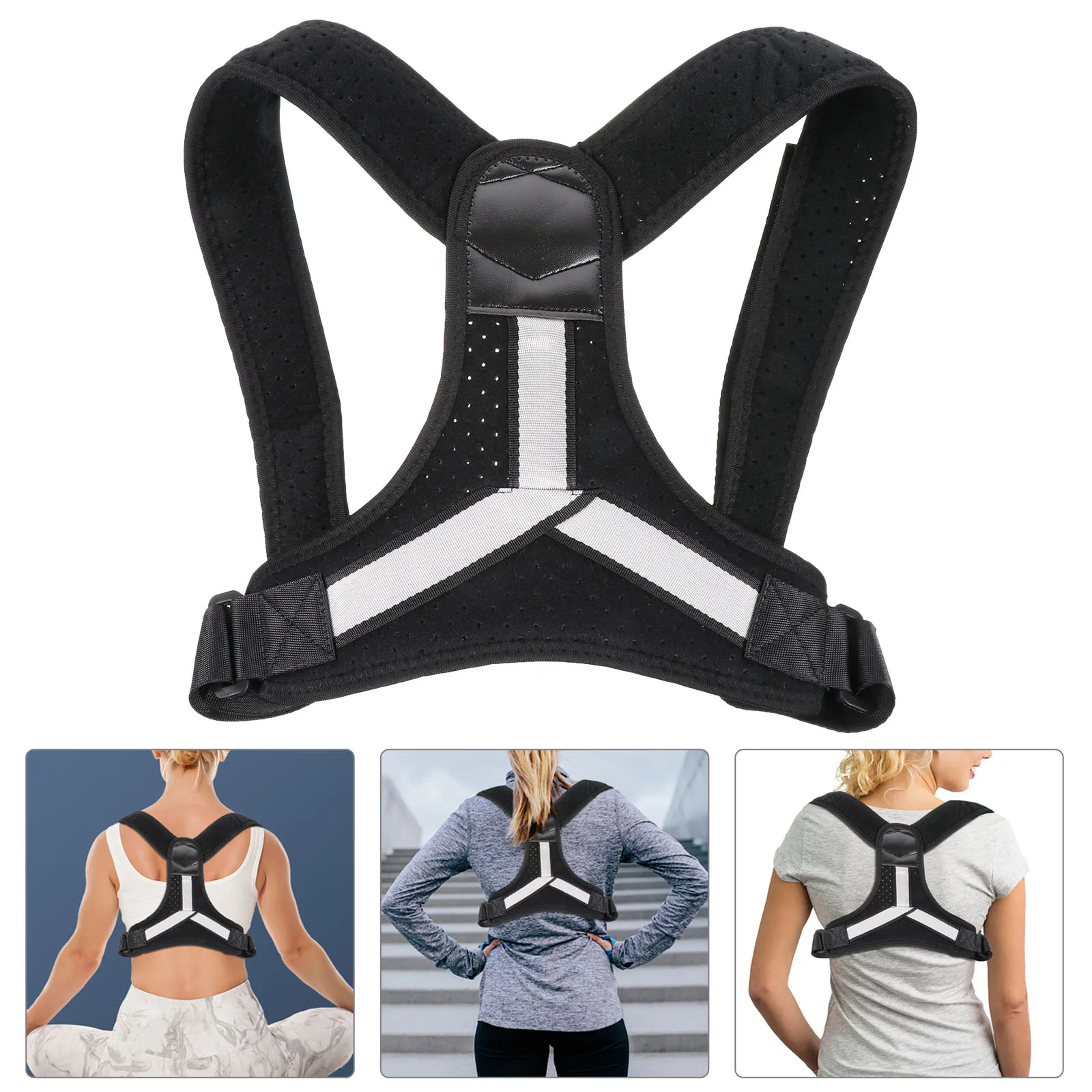 Adjustable Brace Posture Corrector For Kids Adults Men Women Upper Back Support Clavicle Supporter Inflatable Design
Adjustable Brace Posture Corrector For Kids Adults Men Women Upper Back Support Clavicle Supporter Inflatable Design