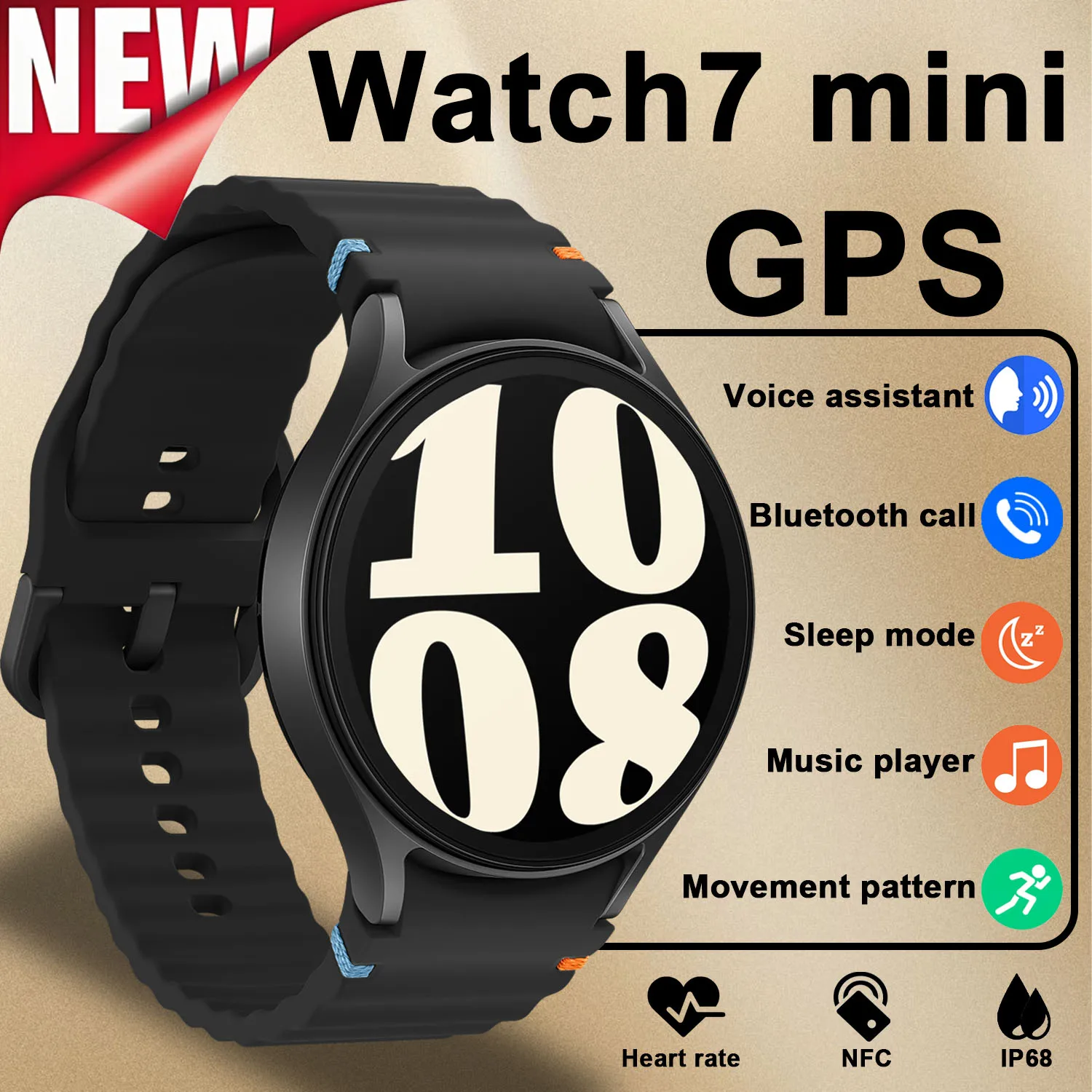 Новинка для Galaxy Watch 7, мини HD-экран, GPS-трекер, многофункциональный спортивный фитнес-трекер, женское здоровье, Bluetooth-вызов, умные часы
Новинка для Galaxy Watch 7, мини HD-экран, GPS-трекер, многофункциональный спортивный фитнес-трекер, женское здоровье, Bluetooth-вызов, умные часы