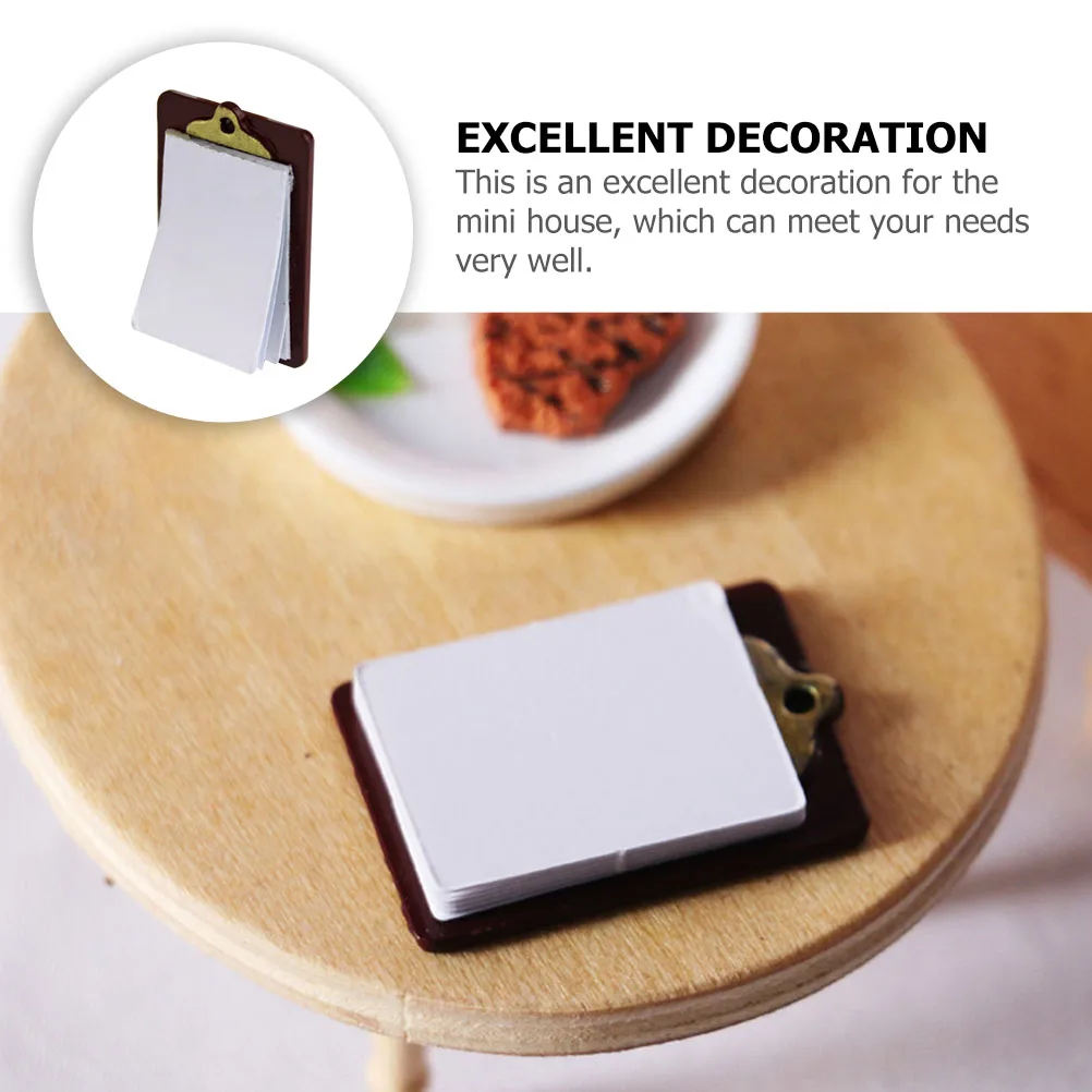 Simulated WordPad Kids Toy Mini Writing Board Decor Decorative Adorn DIY Supply Miniature
Simulated WordPad Kids Toy Mini Writing Board Decor Decorative Adorn DIY Supply Miniature