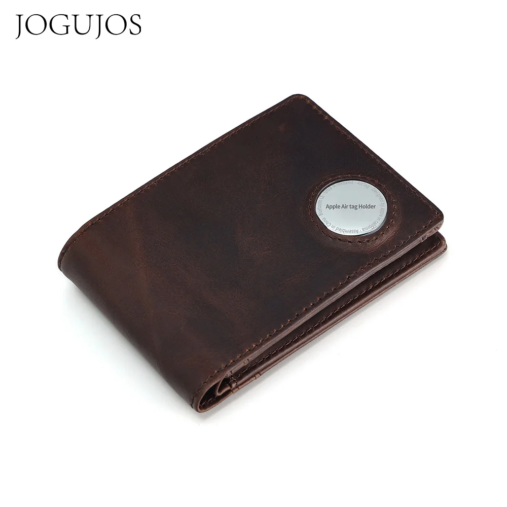 JOGUJOS RFID Wallets for AirTag Genuine Leather Men Women Wallet for Apple Air Tag Purses Wallet Money Card Holder for Male
JOGUJOS RFID Wallets for AirTag Genuine Leather Men Women Wallet for Apple Air Tag Purses Wallet Money Card Holder for Male