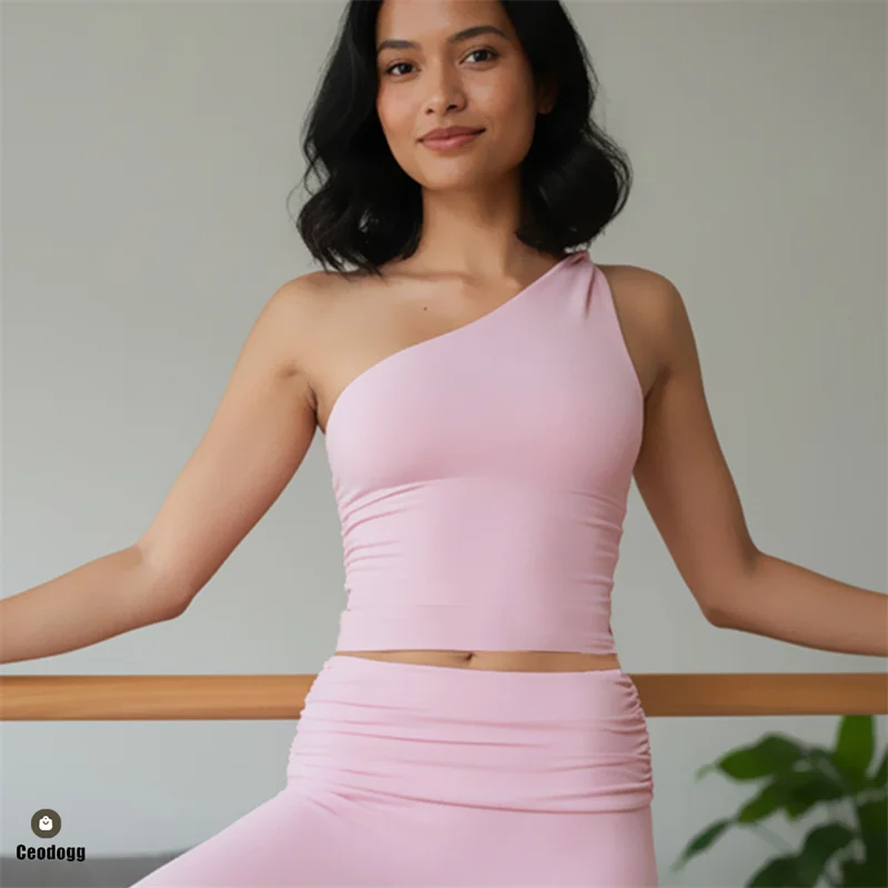 One Shoulder Yoga Bras Women Sports Top Crop Athletic Vest Push Up Underwear BH Sports Bra Sportswear Wire Free Gym Shirts XP100
One Shoulder Yoga Bras Women Sports Top Crop Athletic Vest Push Up Underwear BH Sports Bra Sportswear Wire Free Gym Shirts XP100