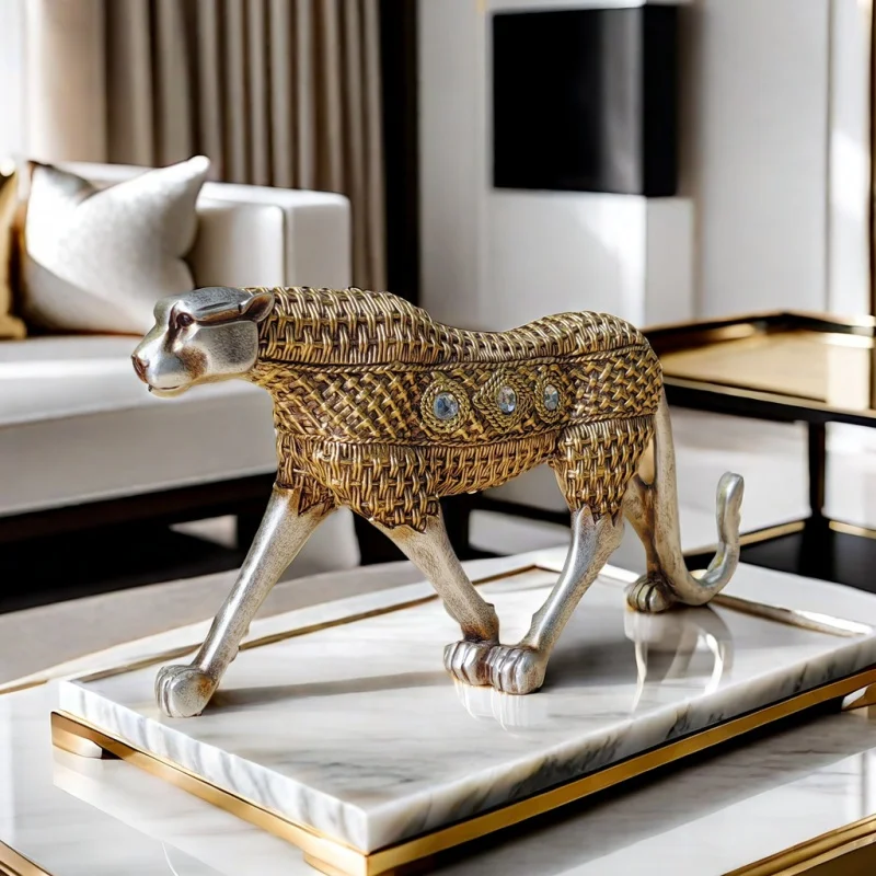 Cross-Border Resin Rattan Leopard Home Living Room Office Sample Room Decoration Crafts Decoration Creative Decorations
Cross-Border Resin Rattan Leopard Home Living Room Office Sample Room Decoration Crafts Decoration Creative Decorations