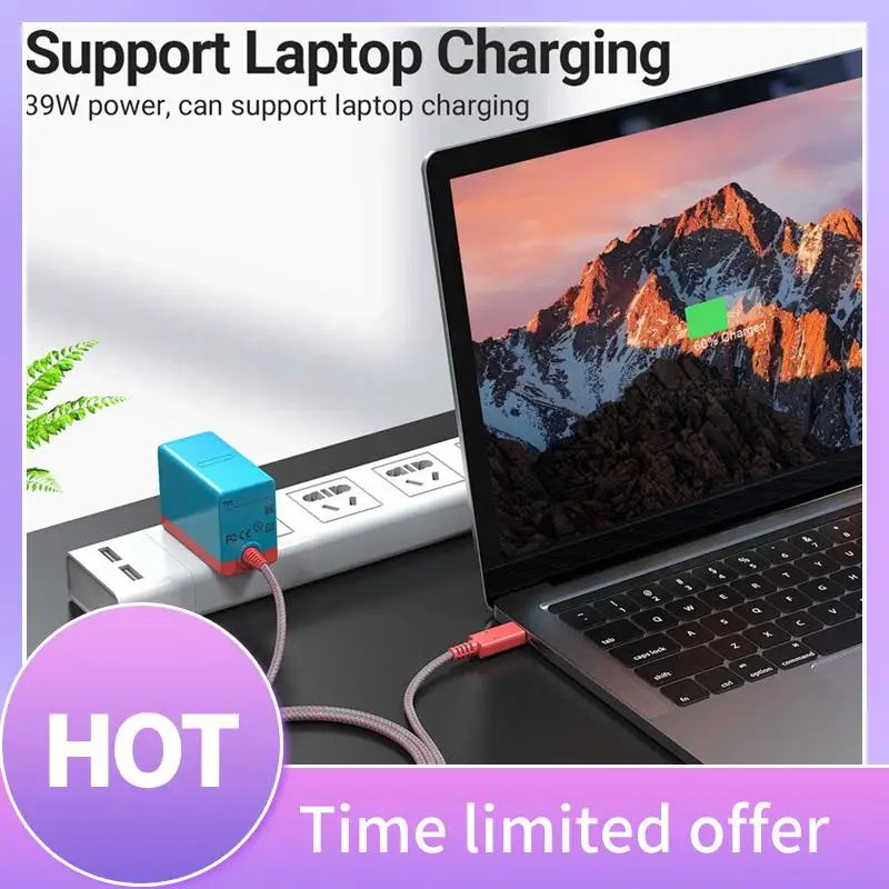 B68A 39W Type-C Fast Charger For Nintendo Switch,AC Adapter With 15V/2.6A Power Supply For Nintendo Switch/OLED US Plug
B68A 39W Type-C Fast Charger For Nintendo Switch,AC Adapter With 15V/2.6A Power Supply For Nintendo Switch/OLED US Plug