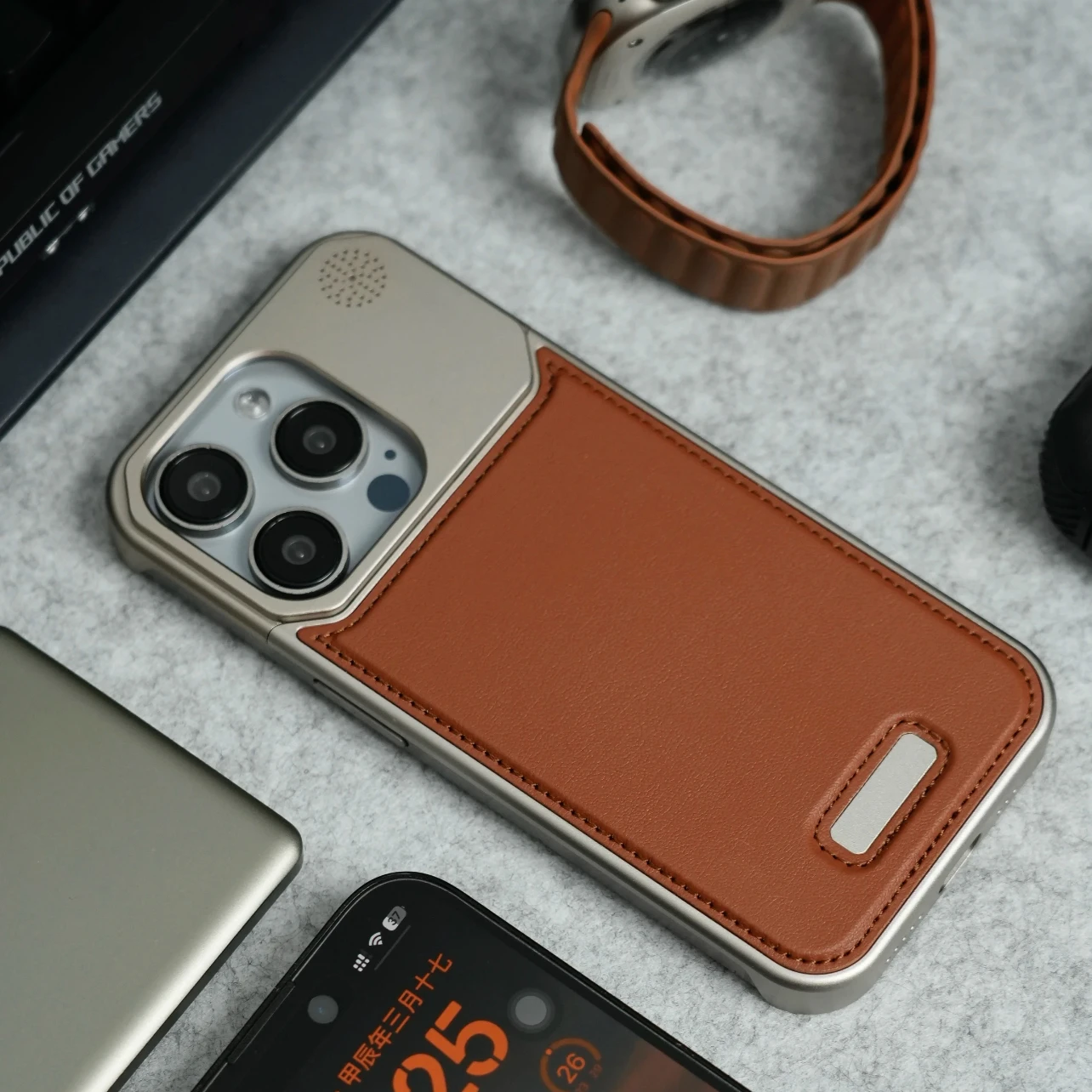 Leather Aromatherapy Phone Case For iPhone 13 14 15 16 Pro Max Removable Heat Dissipation Magnetic Shockproof Protect Cover
Leather Aromatherapy Phone Case For iPhone 13 14 15 16 Pro Max Removable Heat Dissipation Magnetic Shockproof Protect Cover