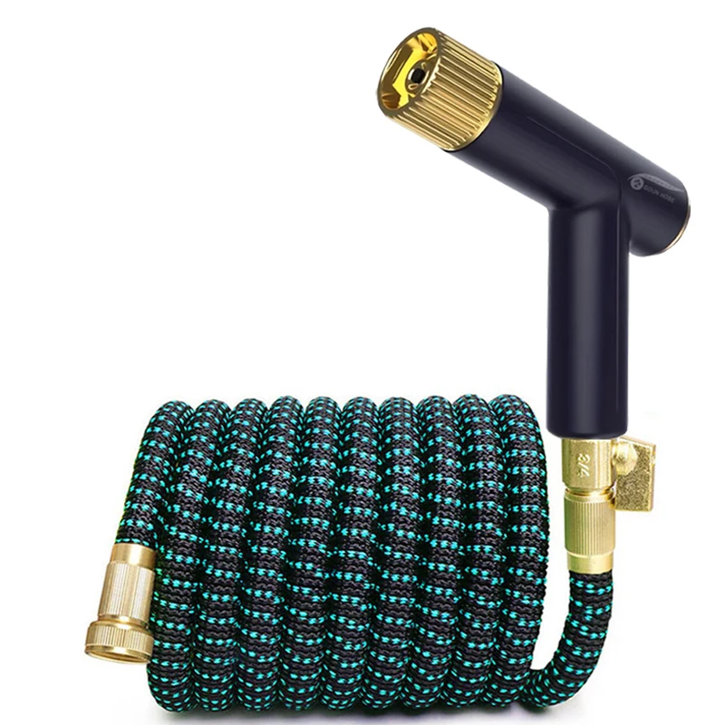 25FT - 100FT Adjustable Expandable Garden Hose with High - Pressure Nozzle on Garden Hose Reels for Outdoor Gardening Cleaning
25FT - 100FT Adjustable Expandable Garden Hose with High - Pressure Nozzle on Garden Hose Reels for Outdoor Gardening Cleaning