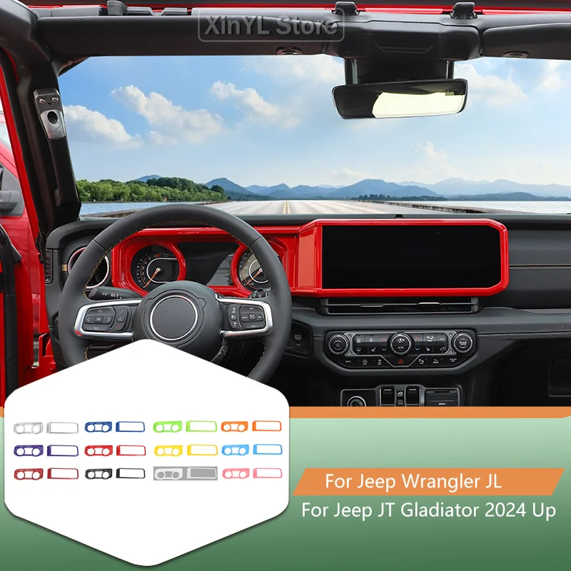 Автомобильный ABS приборная панель, декоративная крышка панели центральной консоли для Jeep Wrangler JL для Gladiator JT 2024, аксессуары
Автомобильный ABS приборная панель, декоративная крышка панели центральной консоли для Jeep Wrangler JL для Gladiator JT 2024, аксессуары