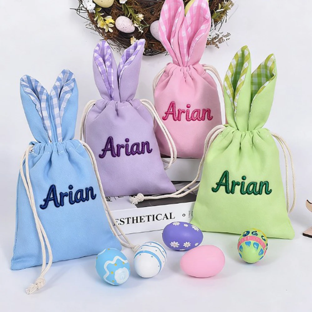 Easter Treat Bags with Drawstring, Adjustable Strap Bunny Gift Bags, Reusable Gift Pouch Bag for Easter Spring Birthday Party
Easter Treat Bags with Drawstring, Adjustable Strap Bunny Gift Bags, Reusable Gift Pouch Bag for Easter Spring Birthday Party