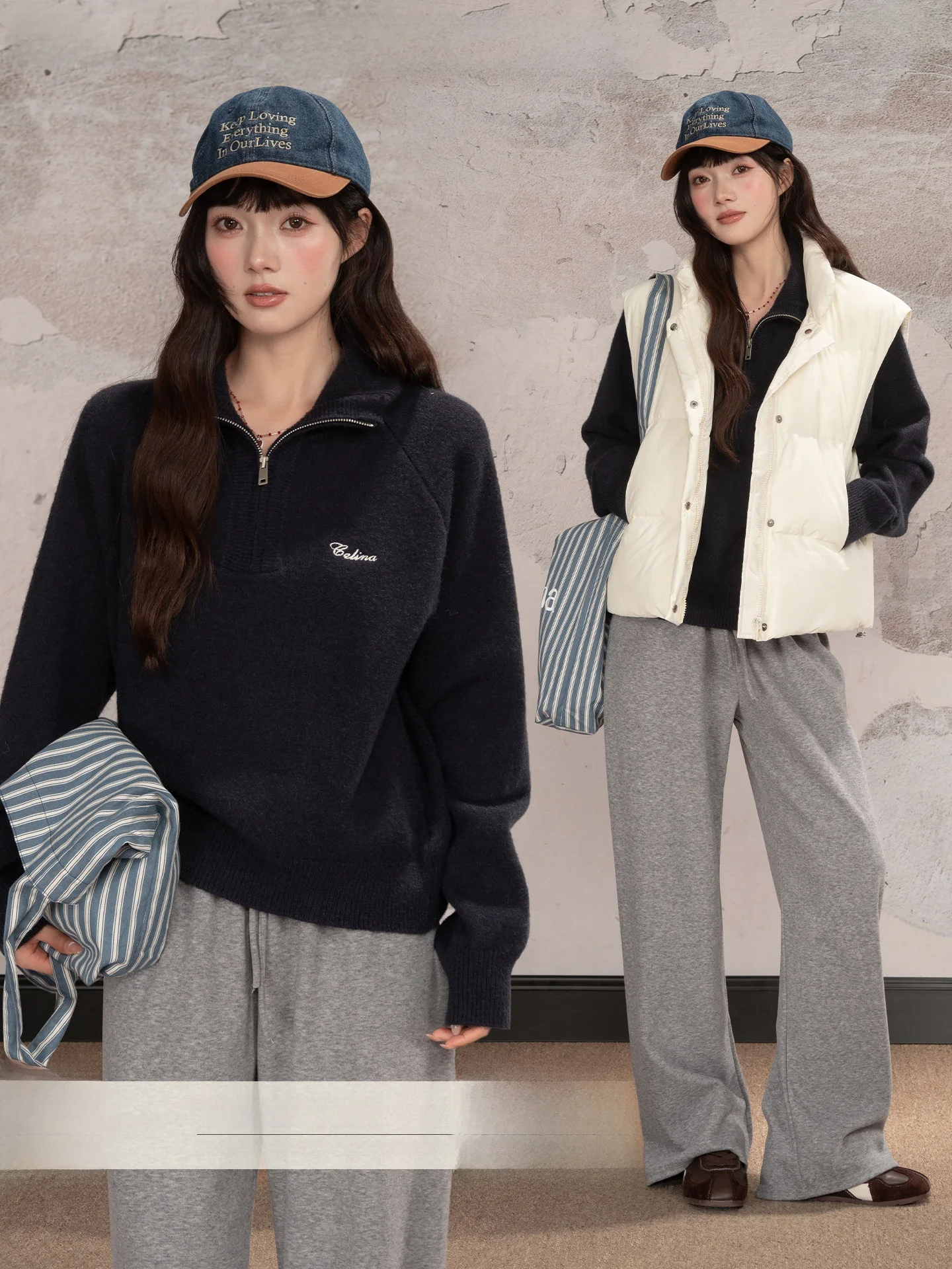 Loveheynew College Sle Thiened Loose Fit Crew Ne Sweater Women's Winter Warm Top Faionable Versatile Autumn Winter Kn...
Loveheynew College Sle Thiened Loose Fit Crew Ne Sweater Women's Winter Warm Top Faionable Versatile Autumn Winter Kn...