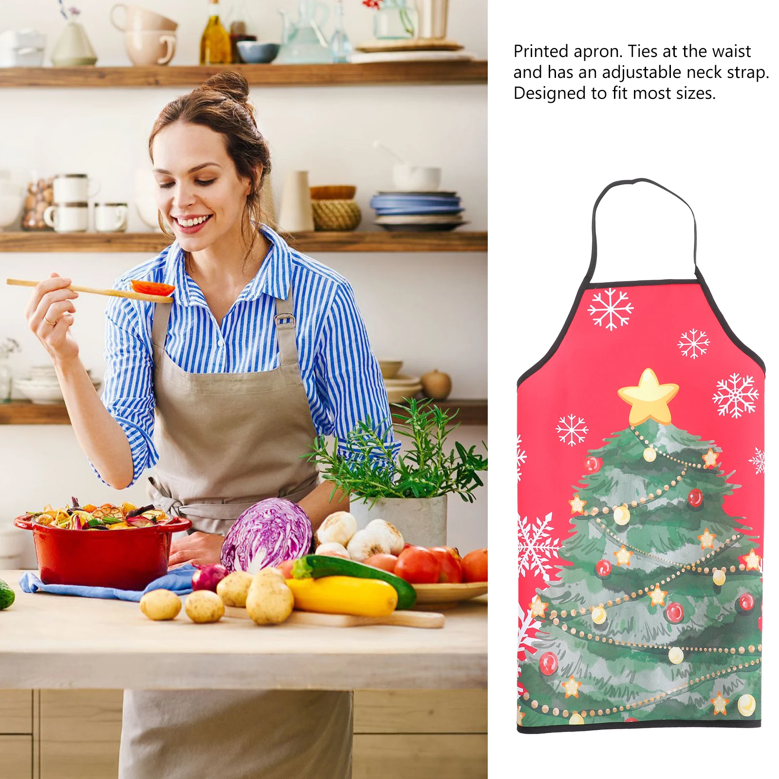 Santa Claus Decoration Christmas Apron Kitchen Baking Water Proof Cooking Waterproof Man
Santa Claus Decoration Christmas Apron Kitchen Baking Water Proof Cooking Waterproof Man