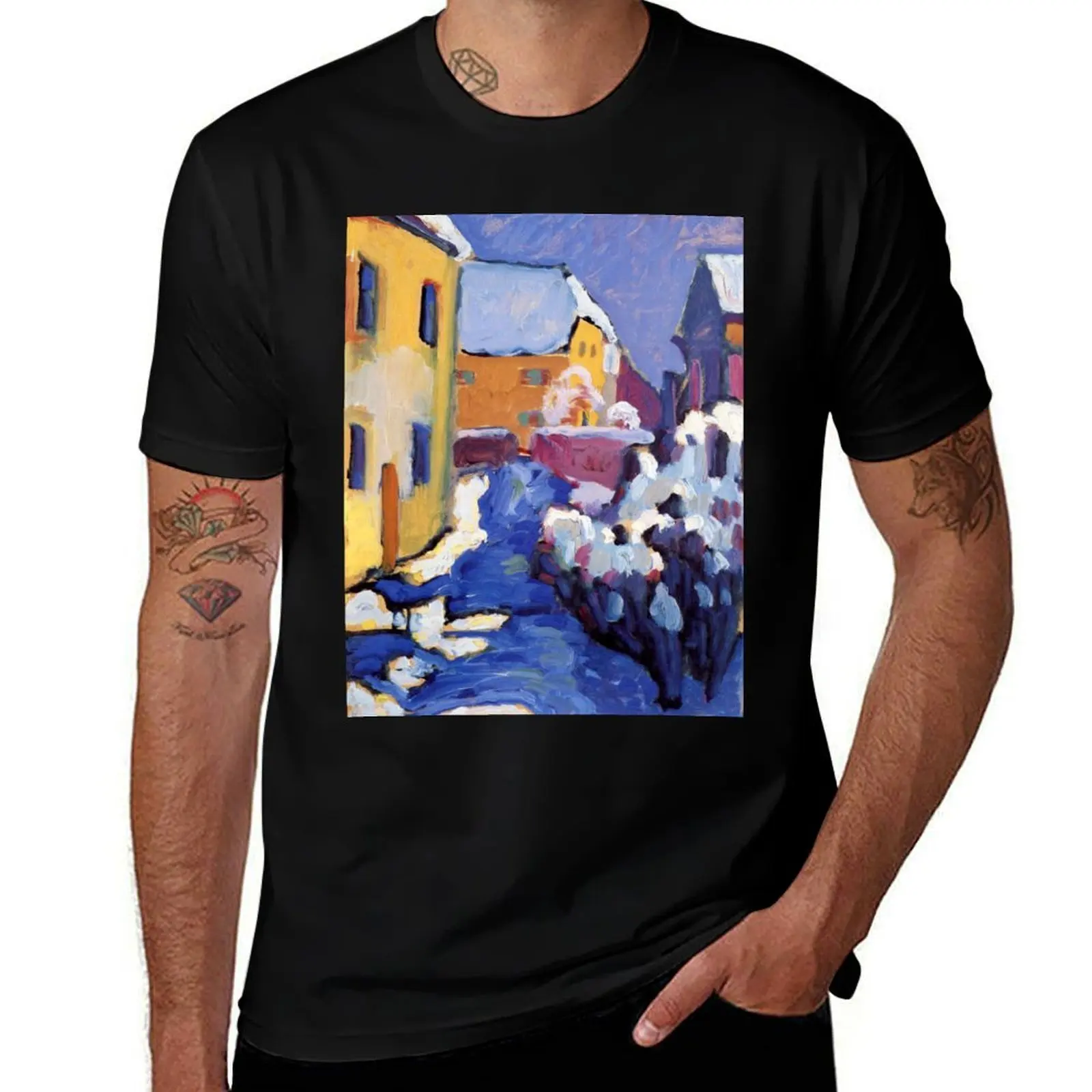 Cemetery & Vicarage in Kochel – Wassily Kandinsky, 1909 Color, Mystery & Expression T-Shirt
Cemetery & Vicarage in Kochel – Wassily Kandinsky, 1909 Color, Mystery & Expression T-Shirt