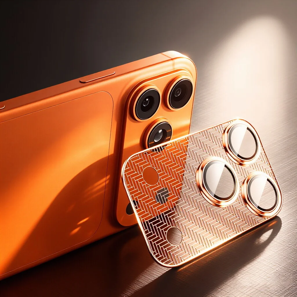 Ultra-Thin Invisible Metal Camera Film For iPhone 17 Pro Max 17 Pro Back Lens Tempered Glass Cover Protective Cap Lens Film
Ultra-Thin Invisible Metal Camera Film For iPhone 17 Pro Max 17 Pro Back Lens Tempered Glass Cover Protective Cap Lens Film
