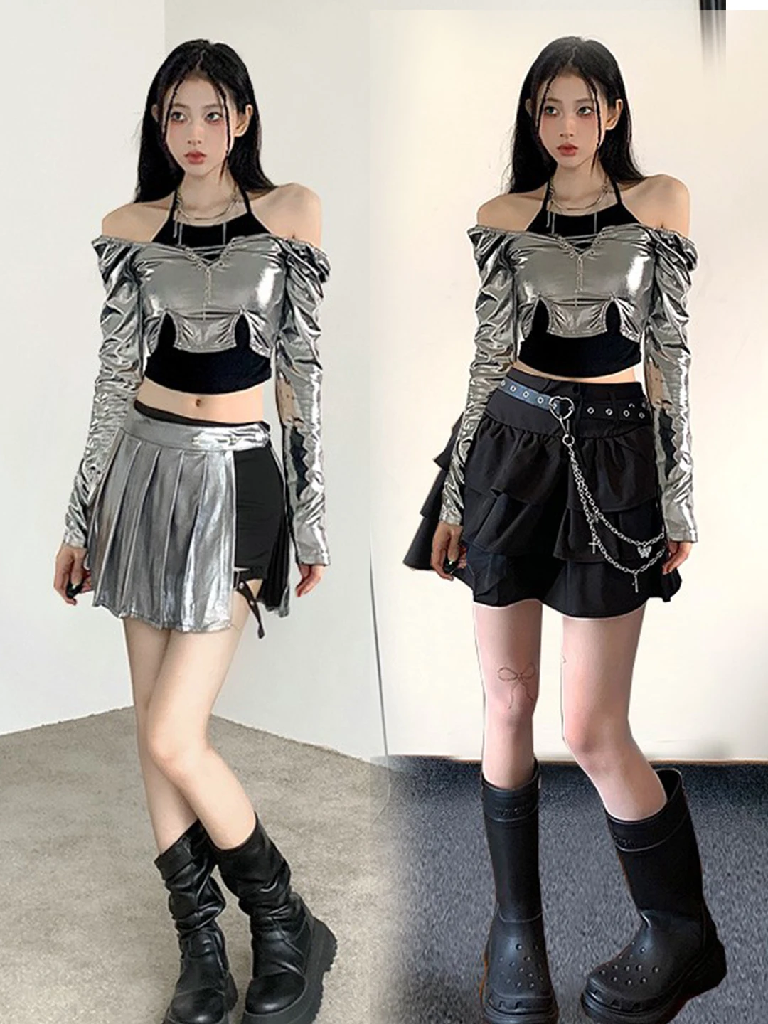 Sexy Kpop Female Group Performance Outfits Dancing Gogo Cool Bar Style Two-Piece Top Stage Costume Trendy Trending Now
Sexy Kpop Female Group Performance Outfits Dancing Gogo Cool Bar Style Two-Piece Top Stage Costume Trendy Trending Now