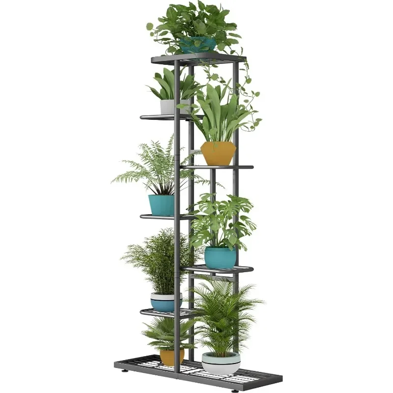 Plant Stand Metal 7 Tier 8 Potted Multiple Flower Pot Holder Shelf Indoor Outdoor Planter Display Shelving Unit
Plant Stand Metal 7 Tier 8 Potted Multiple Flower Pot Holder Shelf Indoor Outdoor Planter Display Shelving Unit