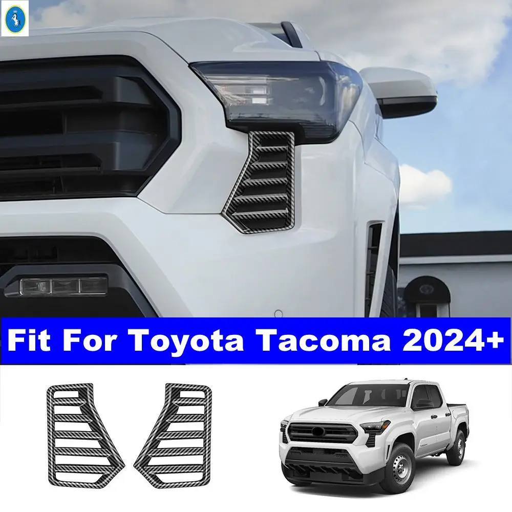 Black Auto Exterior Head Light Grille Air AC Outlet Vent Frame Decoration Cover Trim ABS Accessories For Toyota Tacoma 2024 2025
Black Auto Exterior Head Light Grille Air AC Outlet Vent Frame Decoration Cover Trim ABS Accessories For Toyota Tacoma 2024 2025