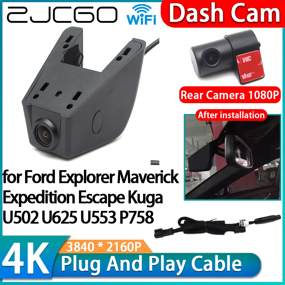 ZJCGO for Ford Explorer Maverick Expedition Escape Kuga U502 U625 U553 P758 DVR Video Recorder Dash Cam Front Rear Camera
ZJCGO for Ford Explorer Maverick Expedition Escape Kuga U502 U625 U553 P758 DVR Video Recorder Dash Cam Front Rear Camera