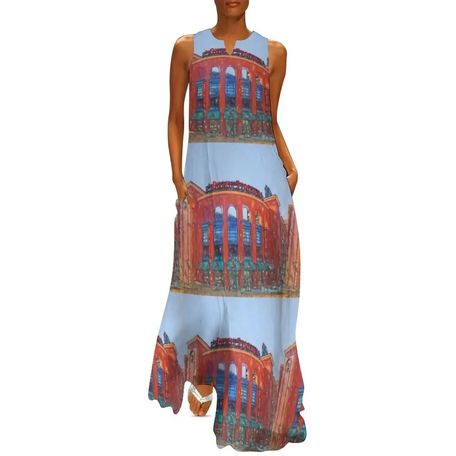 Busch Stadium A Sketch Long Dress beach dress elegant and pretty women's dresses Dresses Dress
Busch Stadium A Sketch Long Dress beach dress elegant and pretty women's dresses Dresses Dress